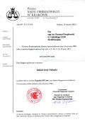 Uznanie biegłym sądowym w SO w Krakowie (2023-2027)